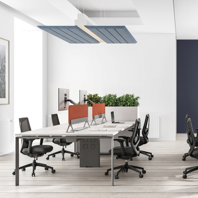 comprare MC3.0 Office Double Sided Four Person Workstation con braccio di monitoraggio tubo triangolare online manufacture