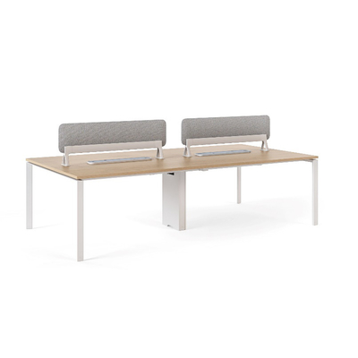 comprare MC3.0 RAL Colore 4 Persone Scrivania con schermi di privacy Gestione dei cavi Design minimalista online manufacture