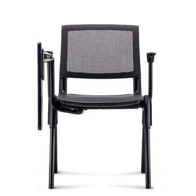 comprare Poltrone da ufficio a maglia ergonomica, poltrone da sala conferenze a maglia con tablet da scrivere pieghevole online manufacture