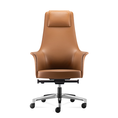 comprare Sedie in cuoio per ufficio di lusso con ruote e altezza regolabile online manufacture