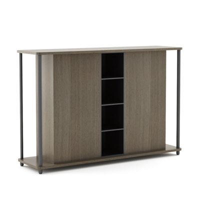 comprare FLEX Finitura elegante scrivania esecutiva Hutch ripiani multiuso Armadio per spazi per uffici online manufacture