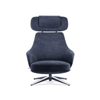 comprare Ergonomic Recliner Chair Fabric Upholstered Modern Lounge Seating Comfortable High Back Doha online manufacture
